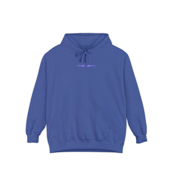 Unisex Garment-Dyed Hoodie - Messengers (Lavender)