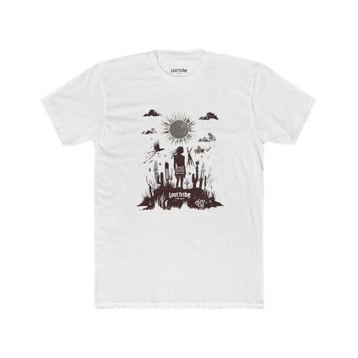Super Soft Cotton Crew Tee - Desert Dreams (Blanco)