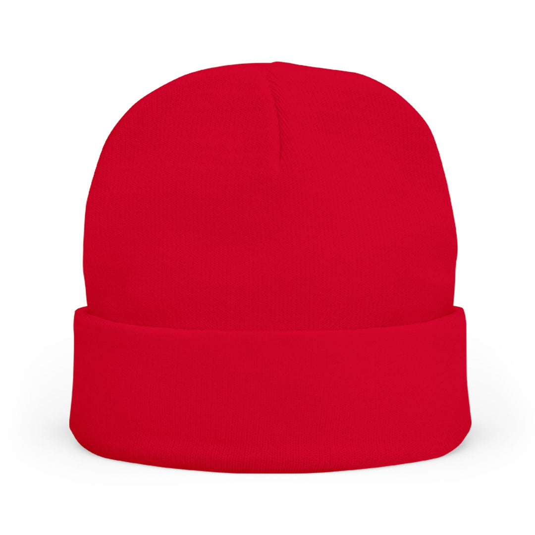 Comfy embroidered beanie - Rojo