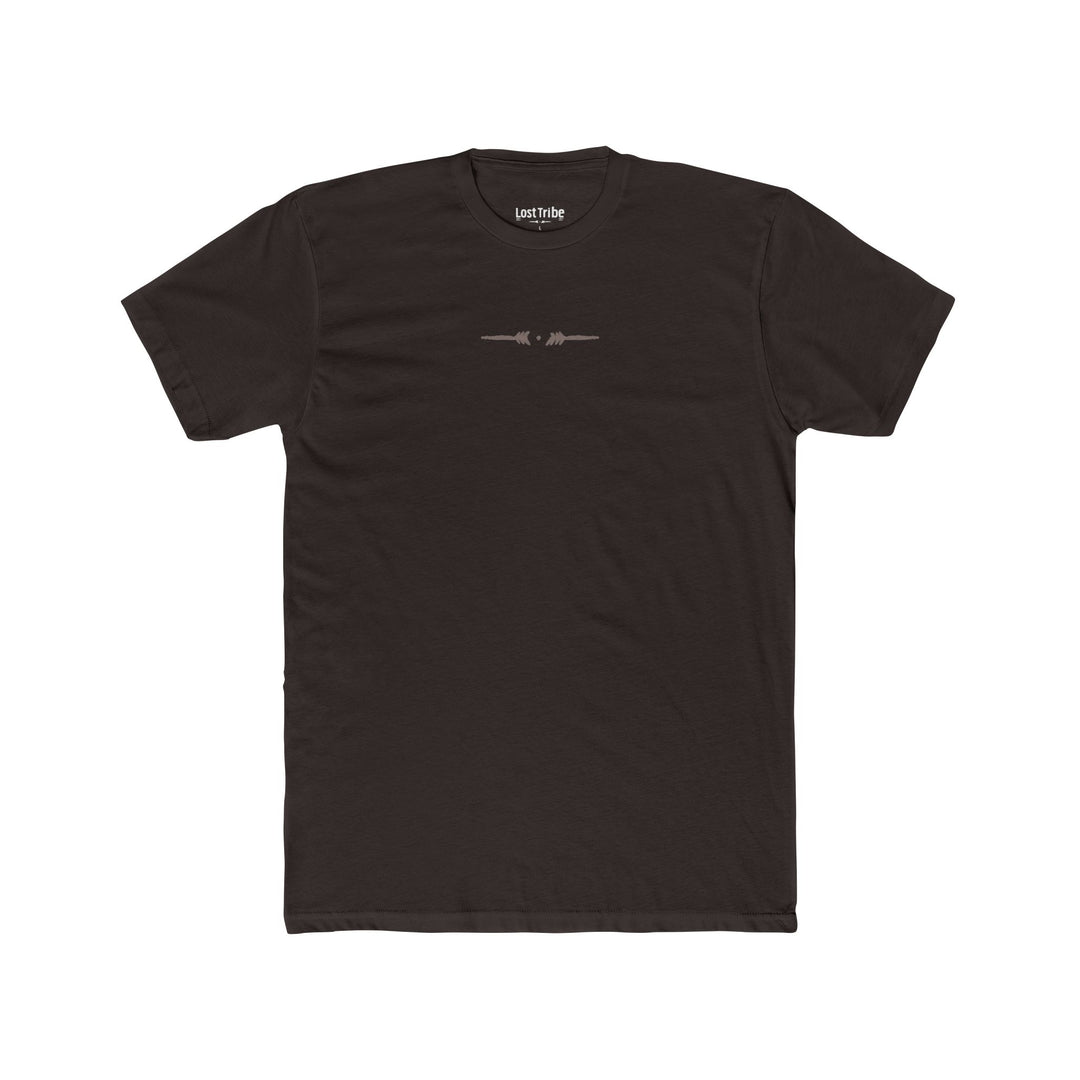 Super Soft Cotton Crew Tee - Seek the Light (Chocolate)
