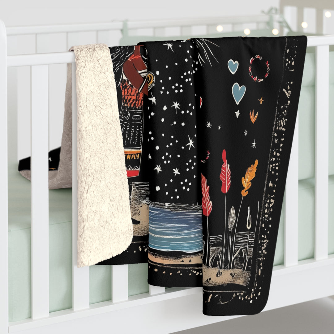 Fleece Stargazing Blanket - Water Blessings