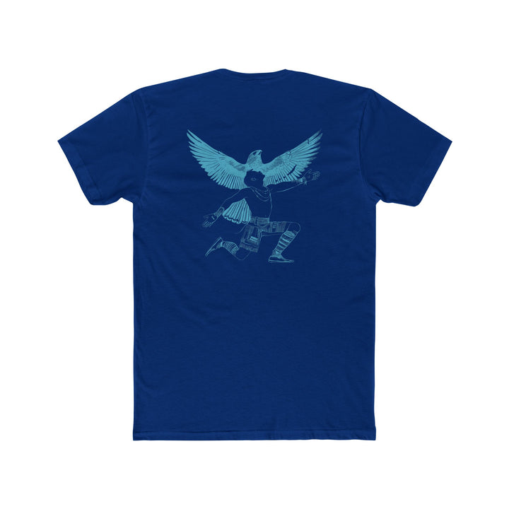 Super Soft Cotton Crew Tee - Seek the Light (Royal Ice)