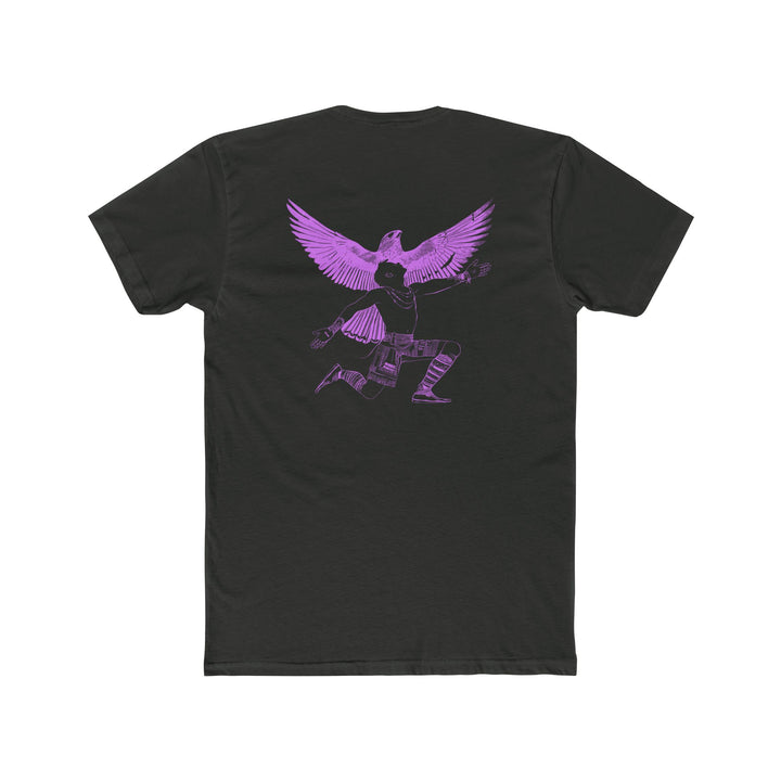 Super Soft Cotton Crew Tee - Seek the Light (Dark Lilac)