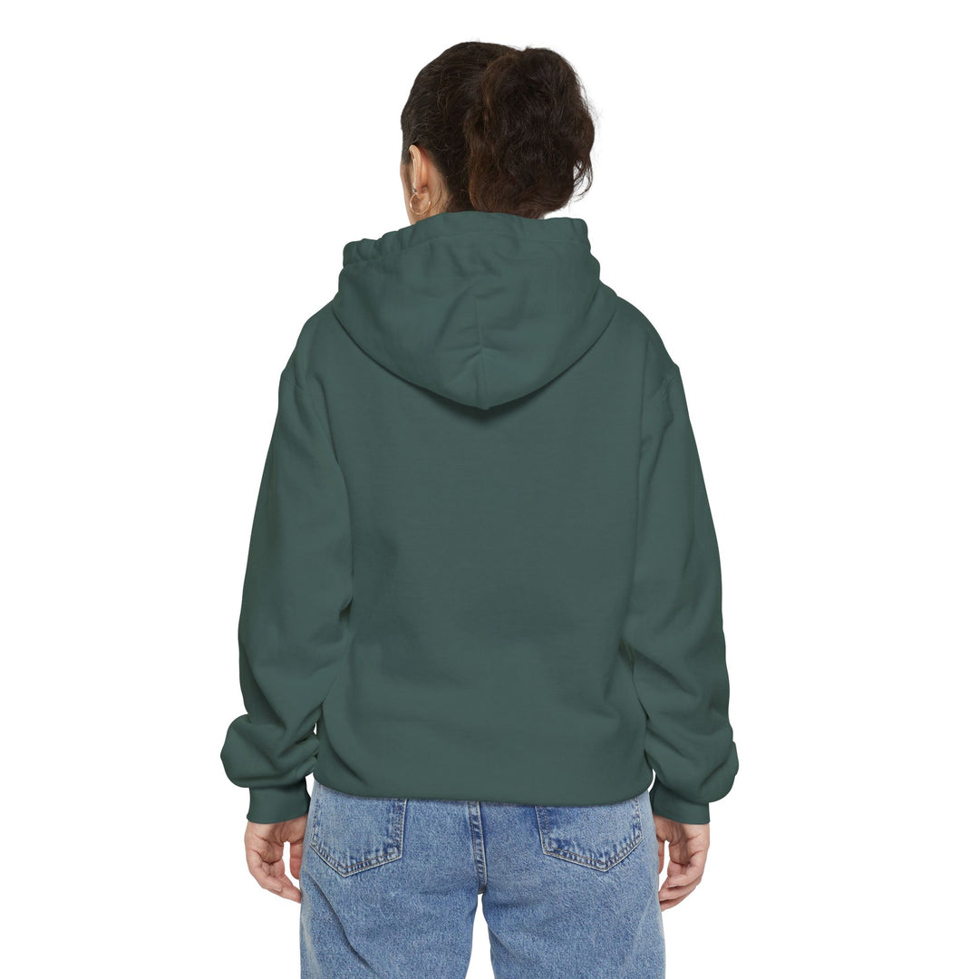 Unisex Garment-Dyed Hoodie - Eternal Arrows (Blue Spruce)