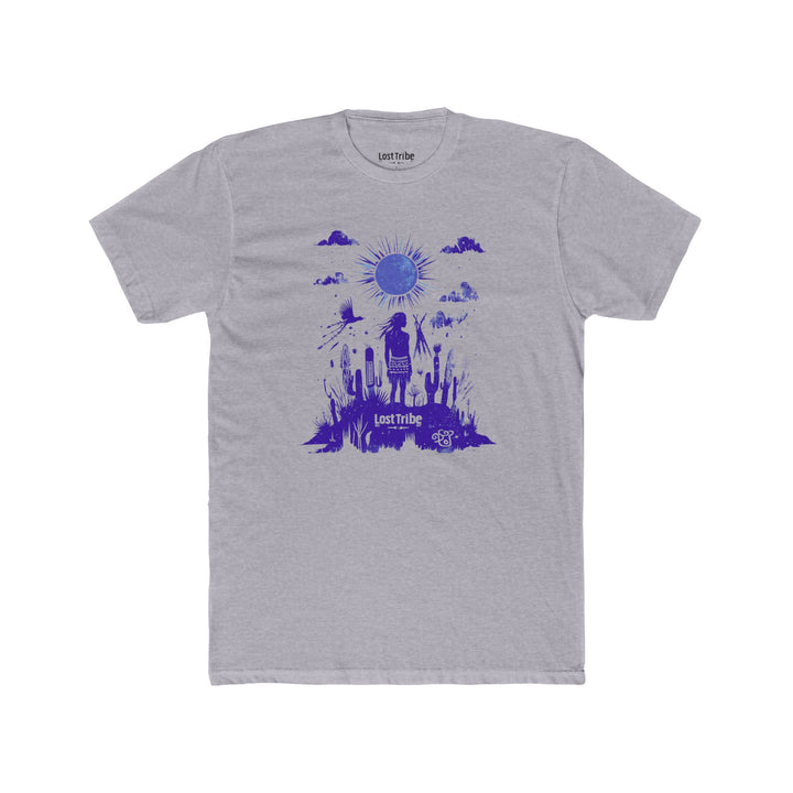 Super Soft Cotton Crew Tee - Desert Dreams (Winter Heather)