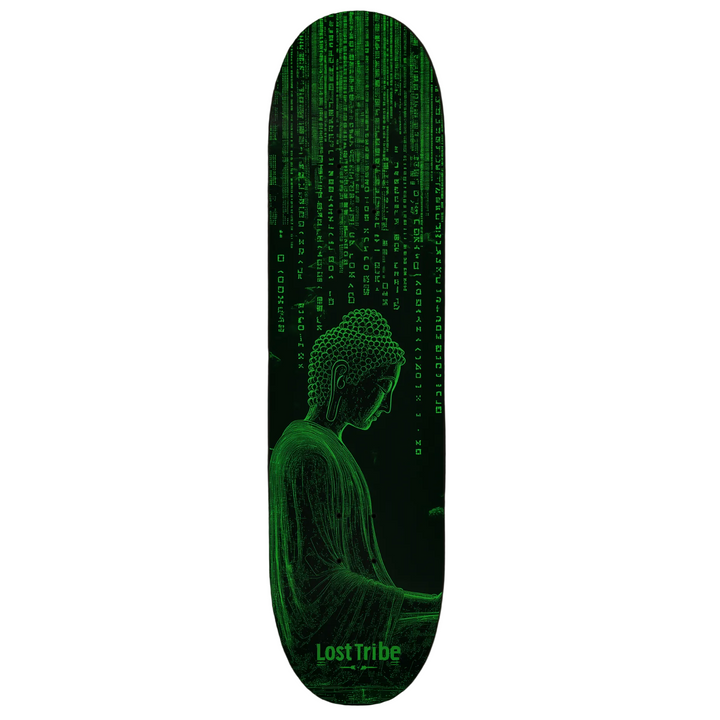 Custom Skateboard - Matrix Monks (Glow in the Dark)